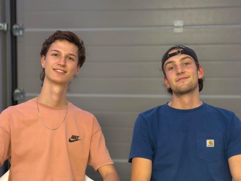 The PrintMyTrack founders together